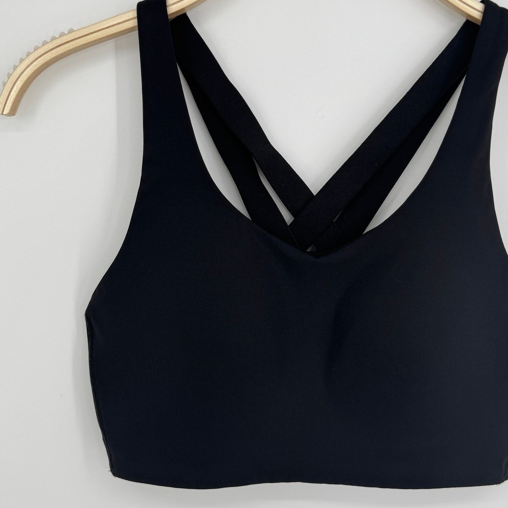 Lululemon Energy Bra High Support 34C Black Athleisure Gym Yoga Workout - Picture 3 of 10